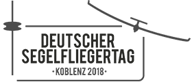 Deutscher Segelfliegertag 2018 in Koblenz Logo des Deutschen Segelfliegertags 2018